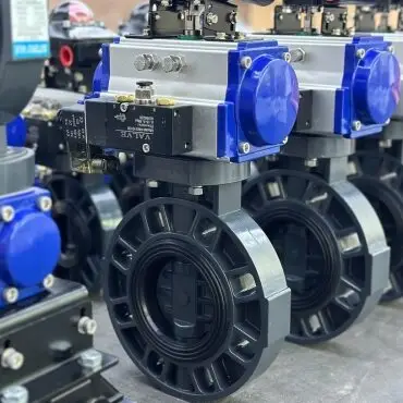 Pneumatic Actuated Butterfly Valve
