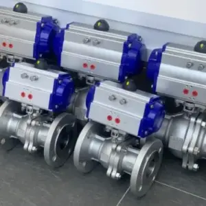 pneumatic actuated ball valve
