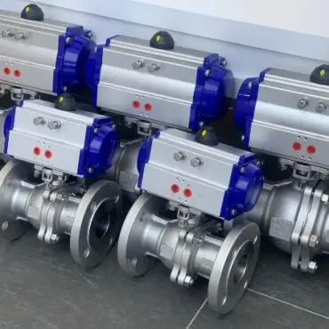pneumatic actuated ball valve