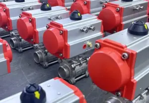 pneumatic actuated ball valve