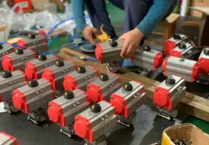 pneumatic actuated ball valve