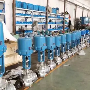 electric globe control valve