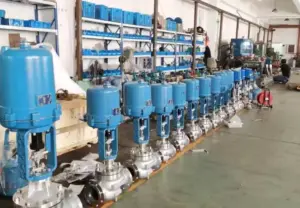 electric globe control valve