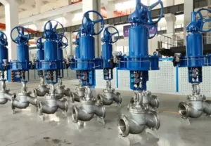 electric globe control valve