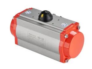 Pneumatic valve actuator types