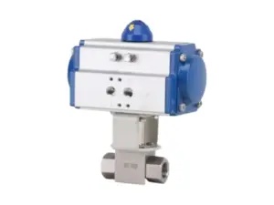 Pneumatic valve actuator types