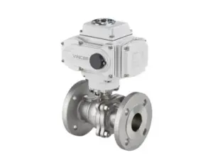 Actuated valve vs control valve