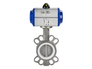 Actuated valve vs control valve