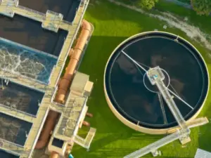 wastewater treatment plant constrcution