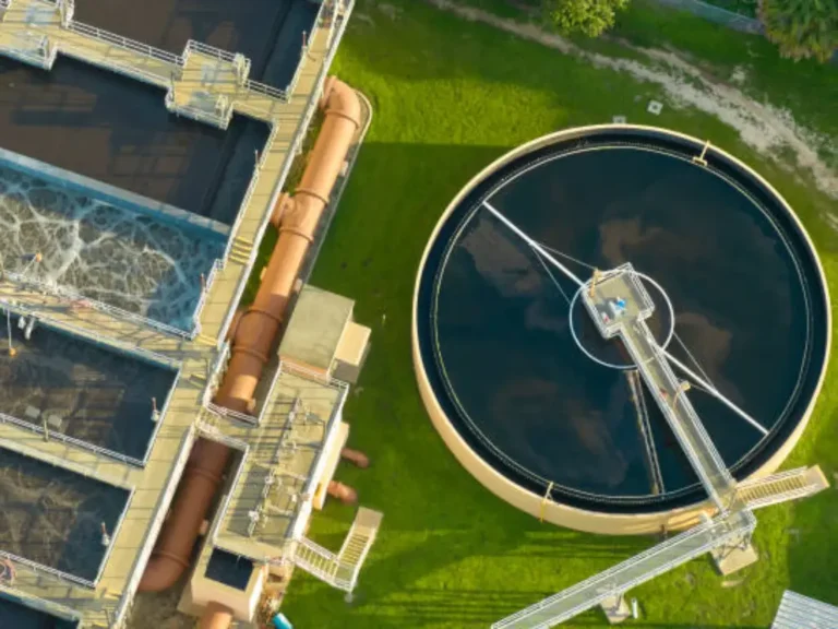 wastewater treatment plant constrcution