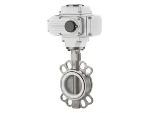 actuated butterfly valve