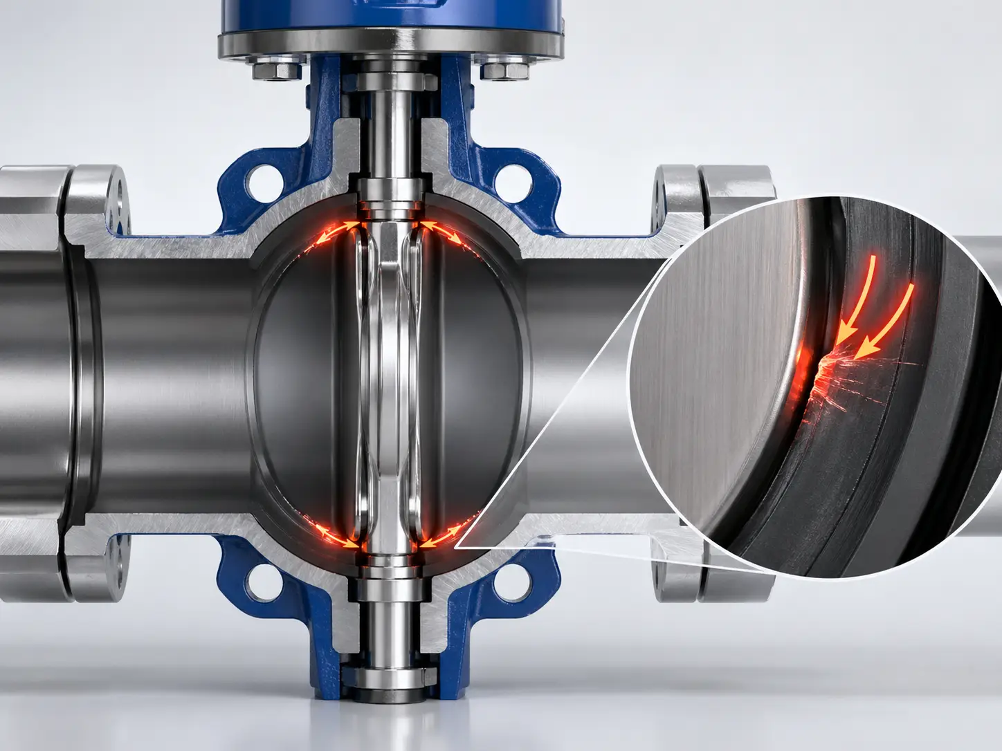 Concentric Butterfly Valve Sealing Friction