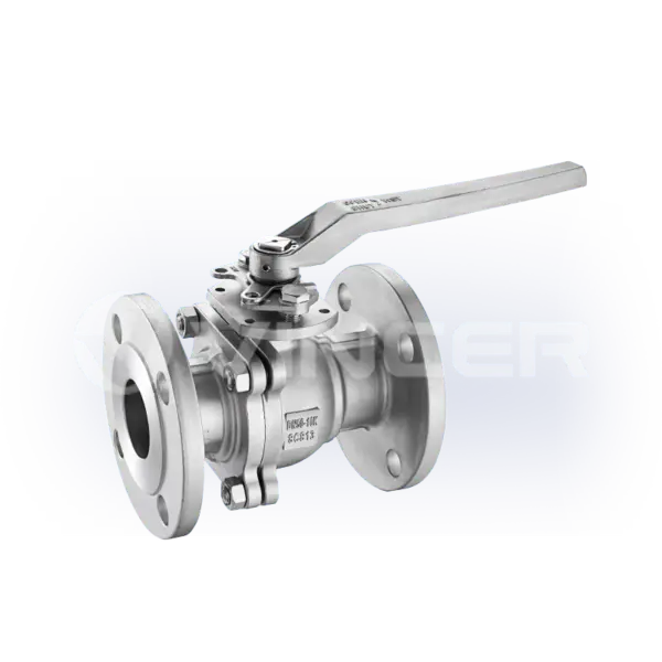 2-piece direct mounting pad flanged ball valve JIS 10K-VINCER