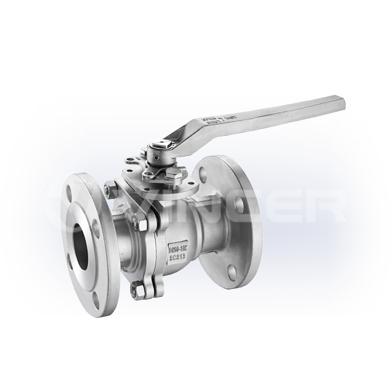 2-piece direct mounting pad flanged ball valve JIS 10K-VINCER