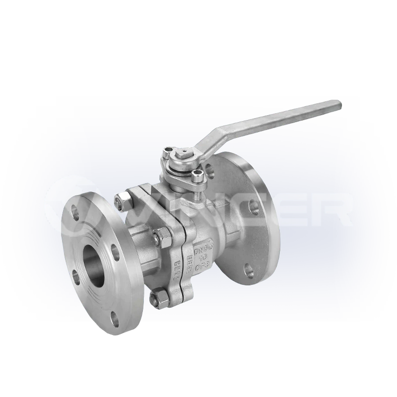 2-piece flanged floating ball valve CF8 DN50- VINCER