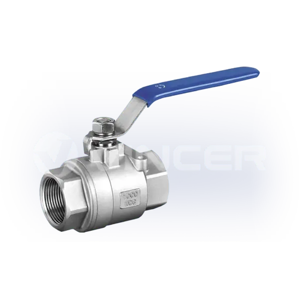 2-piece threaded ball valve 1000WOG- VINCER