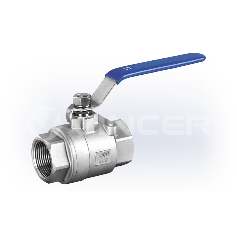 2-piece threaded ball valve 1000WOG- VINCER