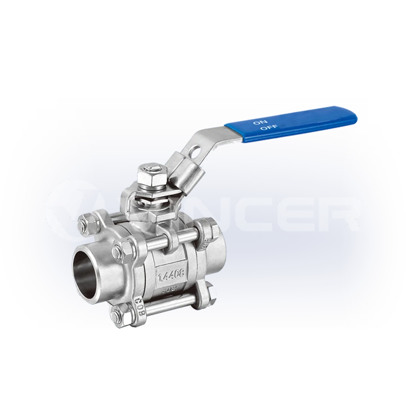 3-piece butt weld ball valve - VINCER