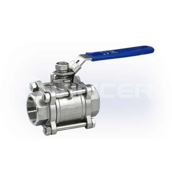 3-piece socket weld ball valve - VINCER