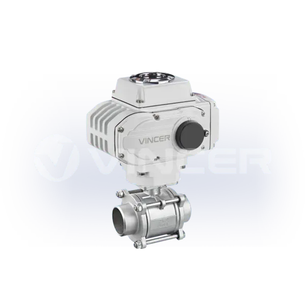 Electric 3-piece Butt Welded Ball Valve - VINCER