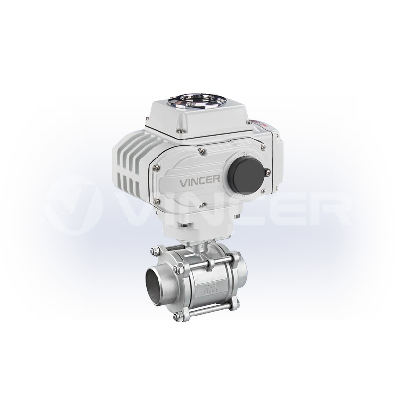 Electric 3-piece Butt Welded Ball Valve - VINCER