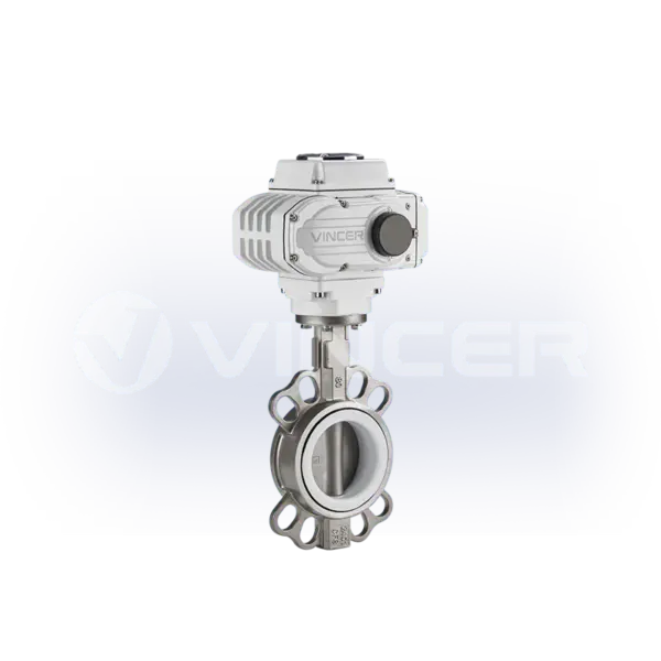motorized wafer stainless-steel butterfly valve-VINCER