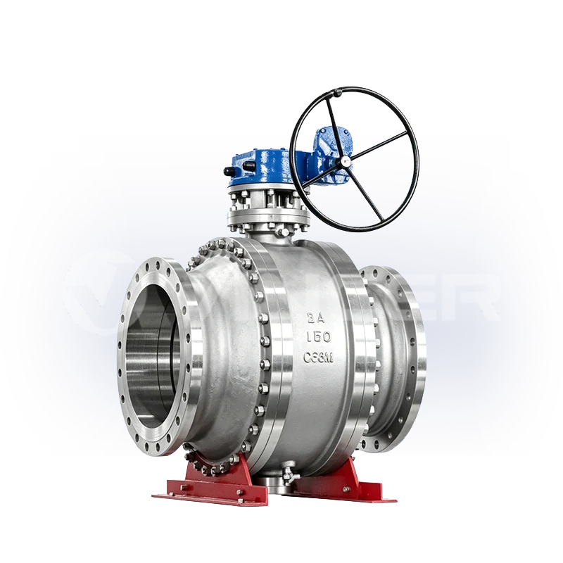 trunnion mounted flanged ball valve CF8M - VINCER