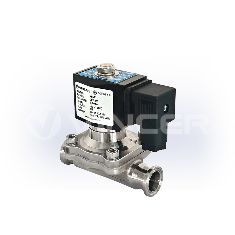 VSSC sanitary stainless steel solenoid valve-VINCER