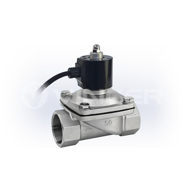 Válvula solenoide VSWP resistente al agua, clase de protección IP68 - VINCER