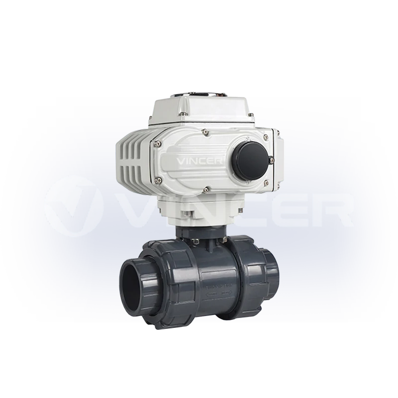 Electric 2-Way True-Union Socket Ball Valve - VINCER