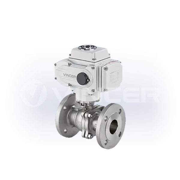 Electric Flanged 2-Way Ball Valve - VINCER