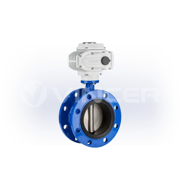 Electric Flanged Butterfly Valves - VINCER