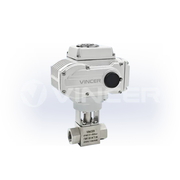 Electric High Pressure Threaded Ball Valve - VINCER