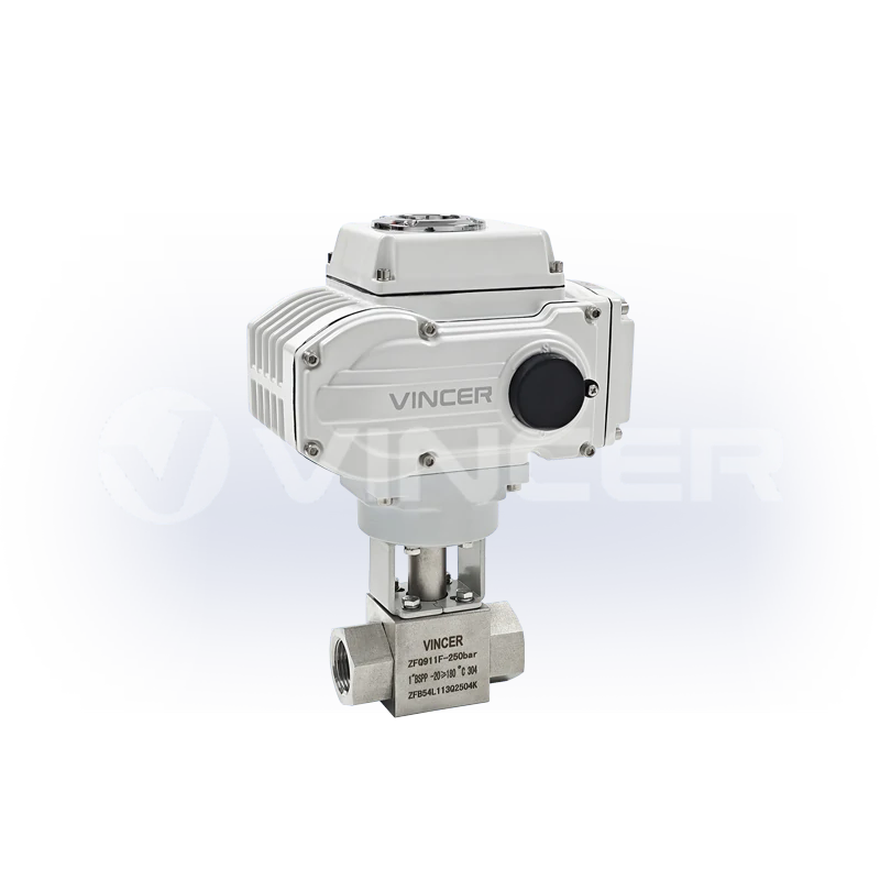 Electric High Pressure Threaded Ball Valve - VINCER
