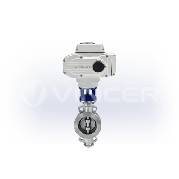 Electric metal-seated stainless steel butterfly valve - VINCER
