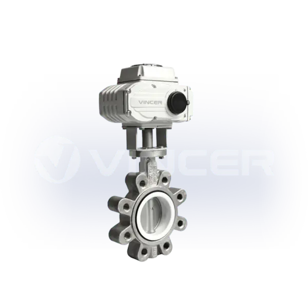 Electric PTFE-Lined Lugged Butterfly Valve - VINCER