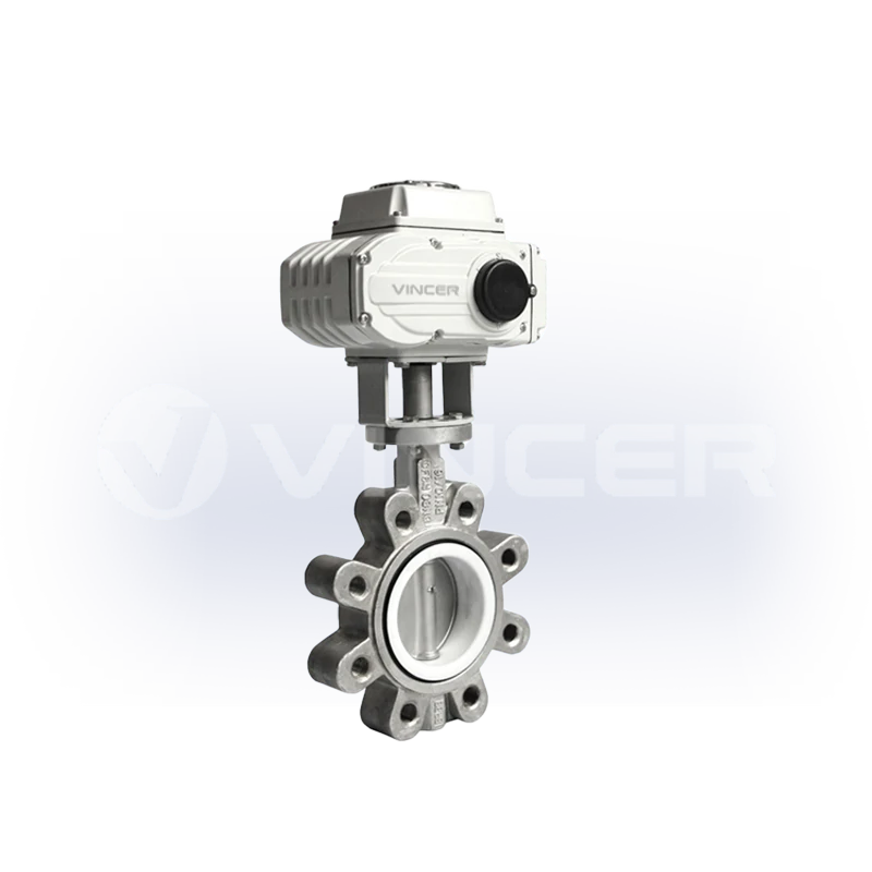 Electric PTFE-Lined Lugged Butterfly Valve - VINCER