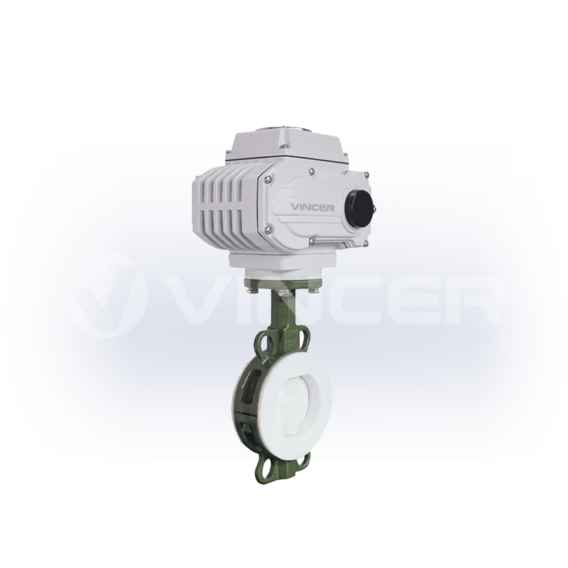 Electric PTFE-Lined Wafer Butterfly Valve - VINCER