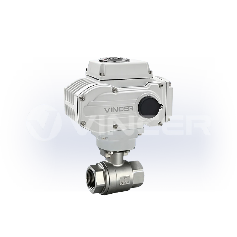 Electric Threaded 2-Way Ball Valve - VINCER