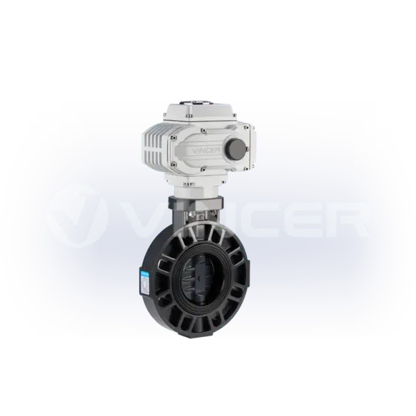 Electric UPVC Wafer Butterfly Valves - VINCER
