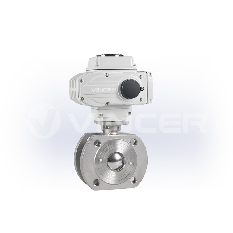 Electric Wafer Thin Ball Valve - VINCER