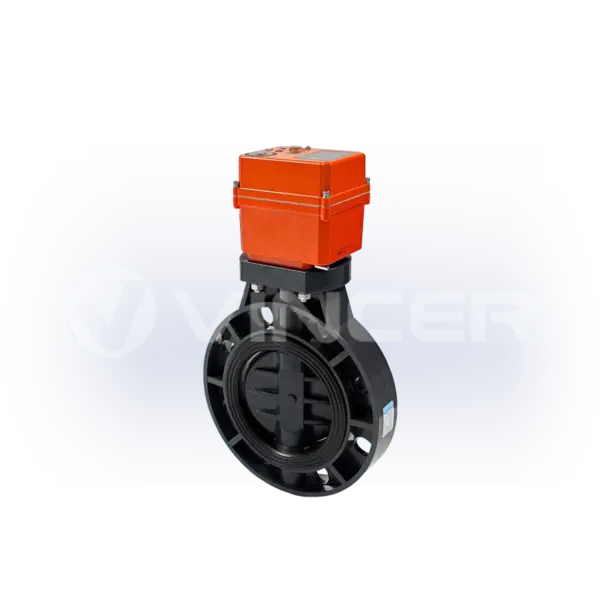 Miniature Electric Plastic Butterfly Valve - VINCER
