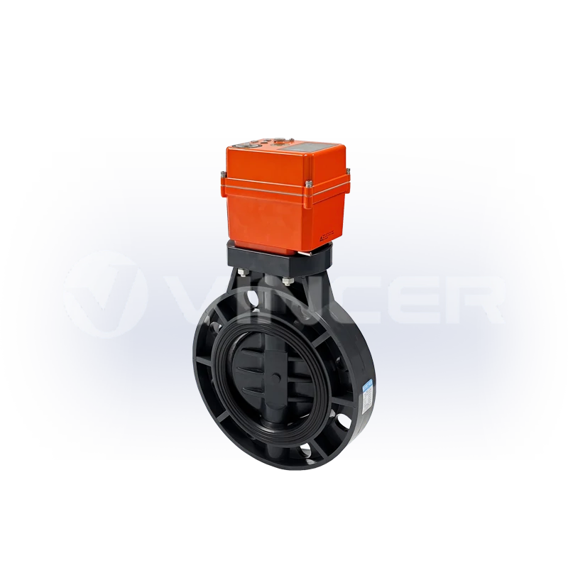 Miniature Electric Plastic Butterfly Valve - VINCER