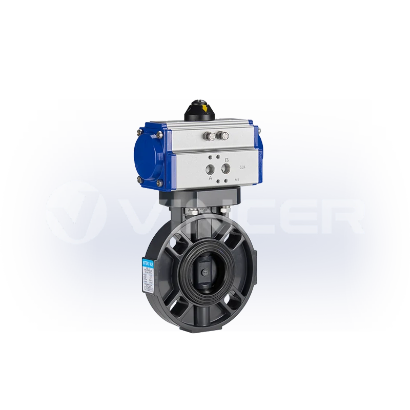 Pneumatic Plastic Butterfly Valve - VINCER