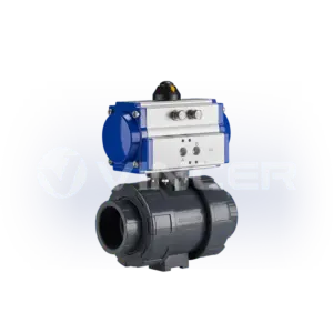 Pneumatic 2-Way True-Union Socket Ball Valve - VINCER