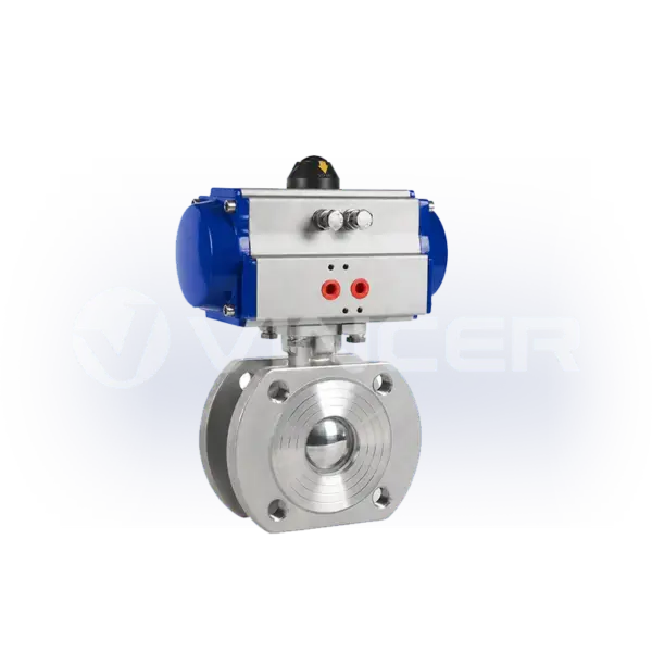 Pneumatic Wafer Thin Ball Valve - VINCER