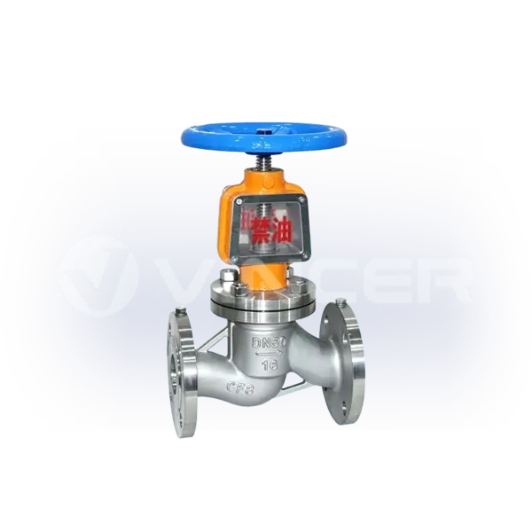 Globe Valves for Oxygen - VINCER