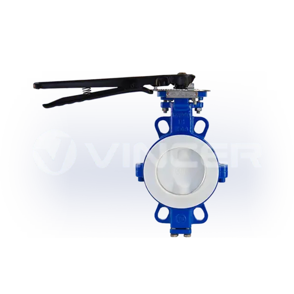 Manual PTFE-Lined Wafer Butterfly Valve - VINCER