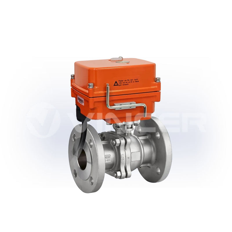 Miniature Electric Flanged Ball Valve - VINCER