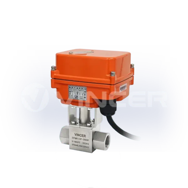 Miniature Electric High Pressure Ball Valve - VINCER